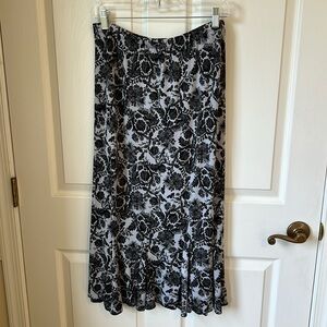 Lady Jane Black & Light Gray Skirt